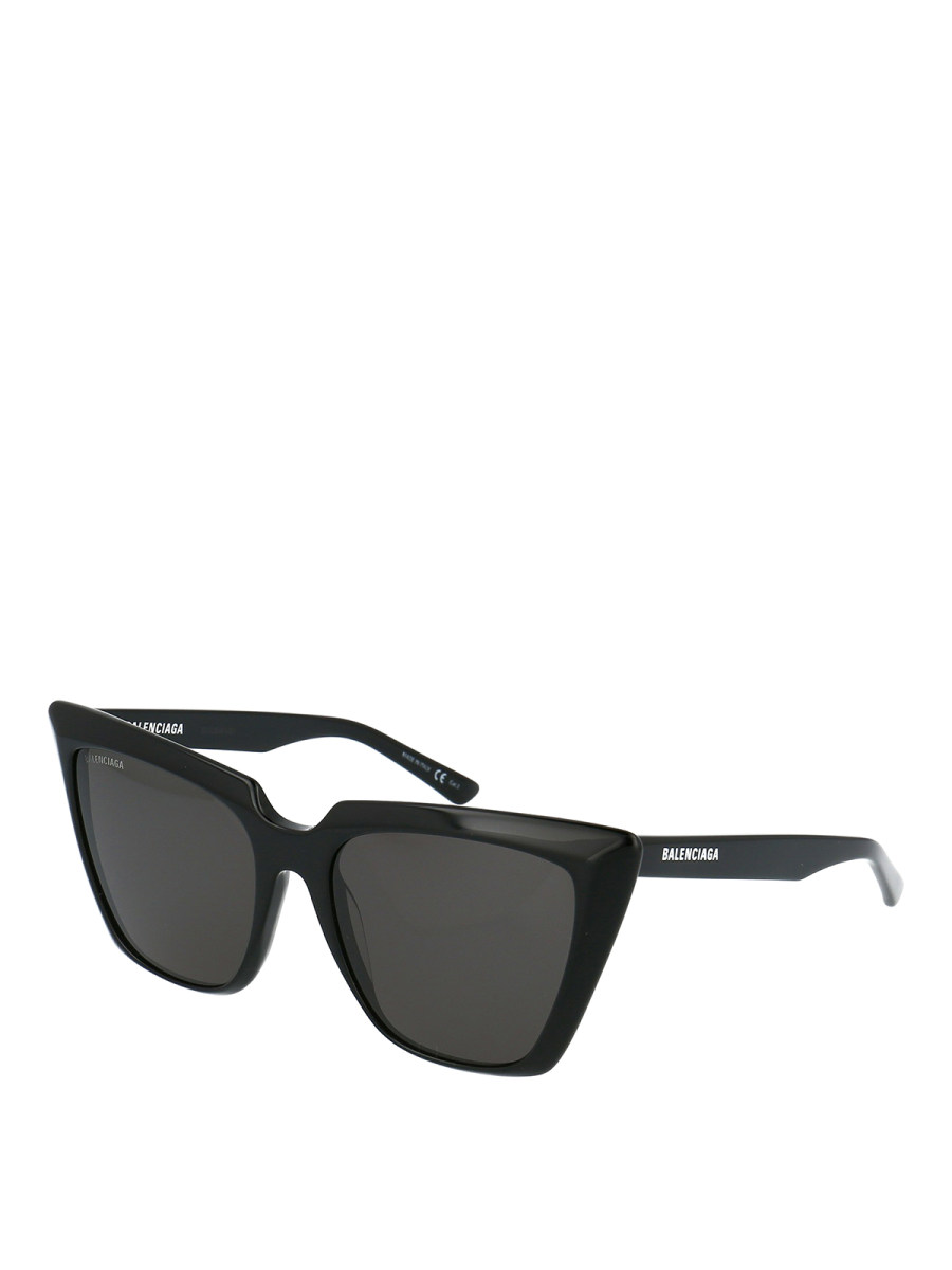 Balenciaga Lunettes De Soleil - Noir