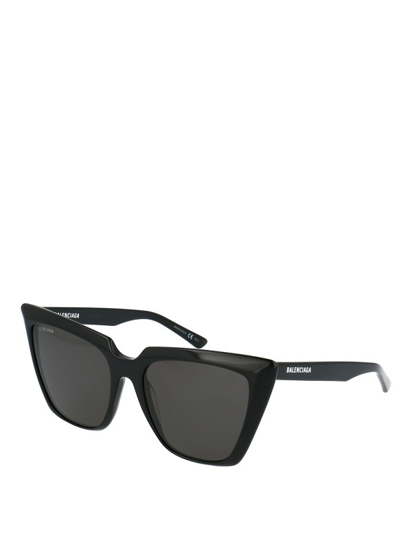 Balenciaga Lunettes De Soleil - Noir