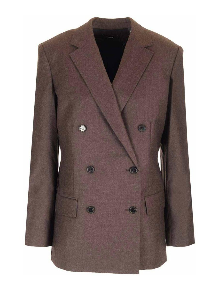 Theory Blazer - Marron