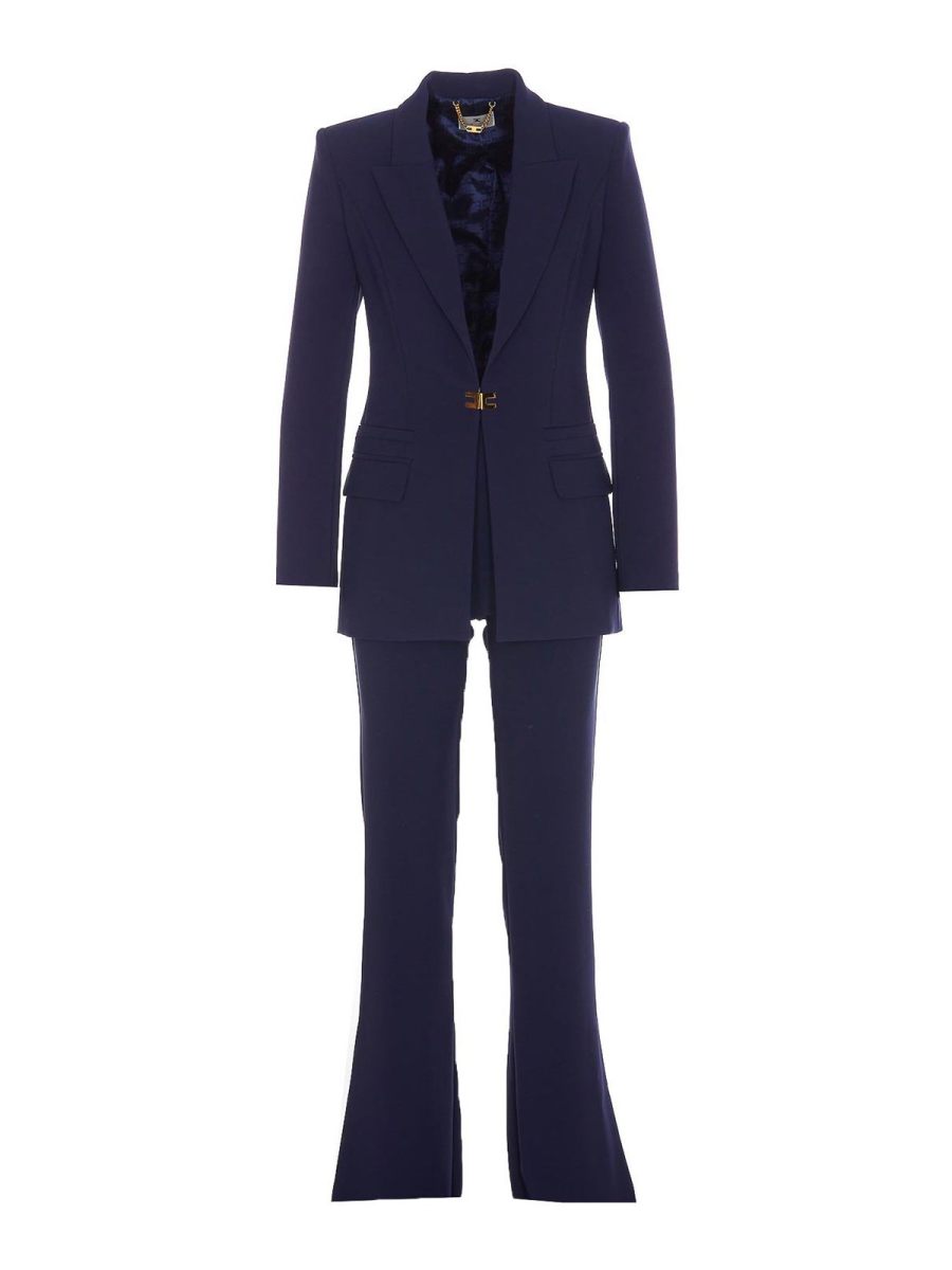 Elisabetta Franchi Tailleur - Bleu