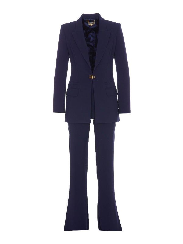 Elisabetta Franchi Tailleur - Bleu
