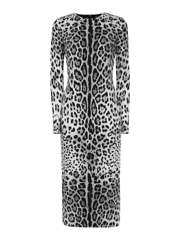 Dolce & Gabbana Robe Au Genou - Imprimé Animal