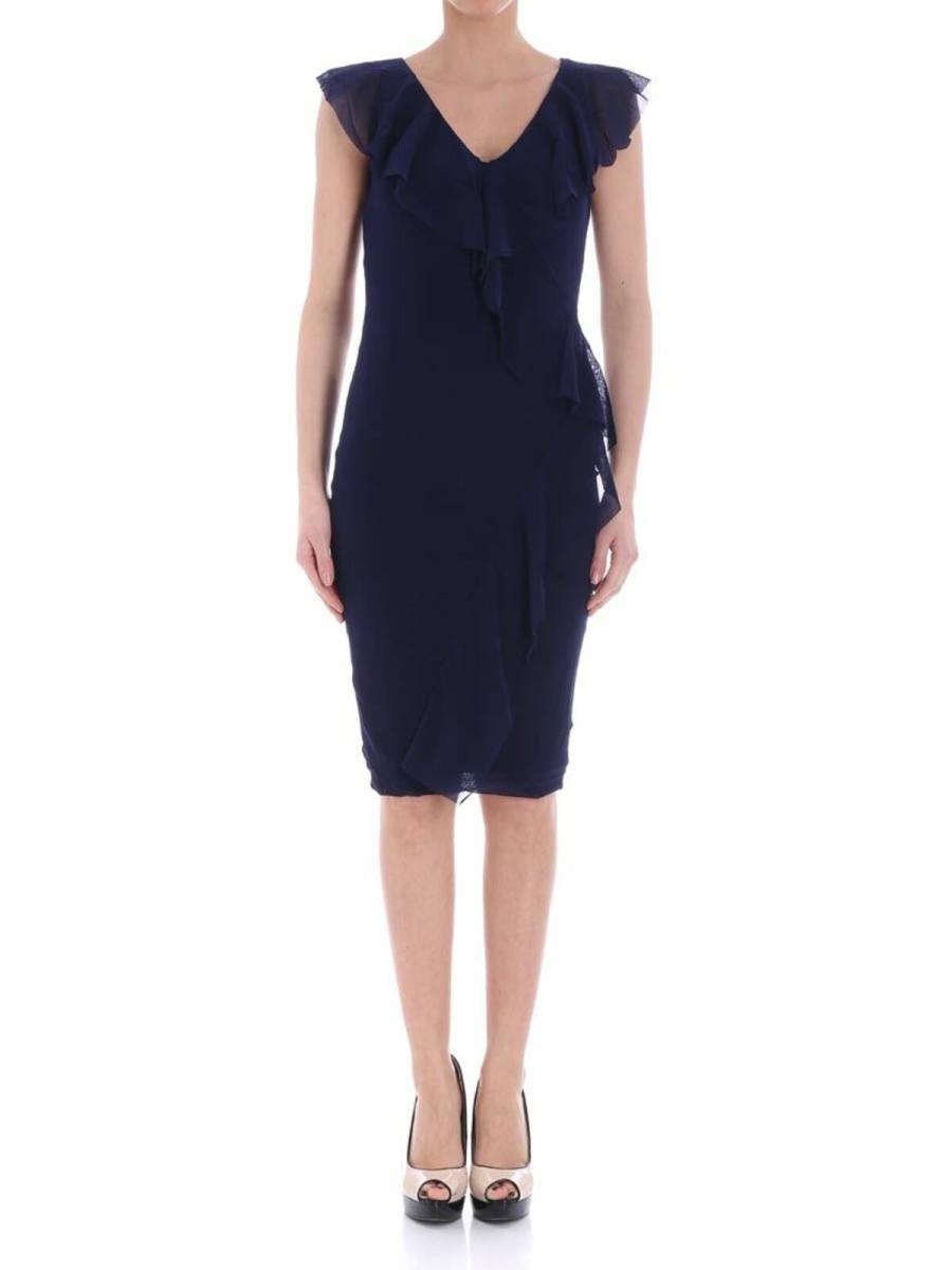 Fuzzi Robe Courte - Bleu