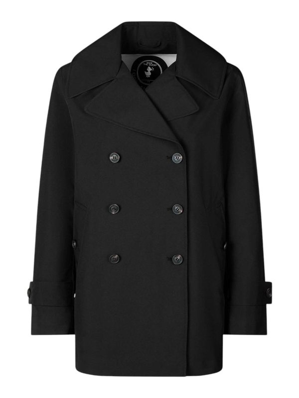 Save the Duck Manteau Au Genou - Noir