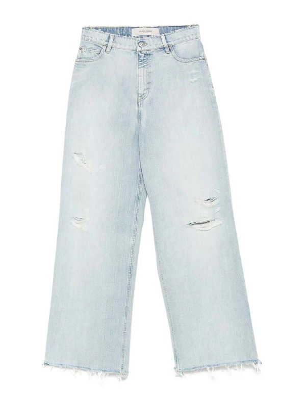 Golden Goose Jean Bootcut - Bleu