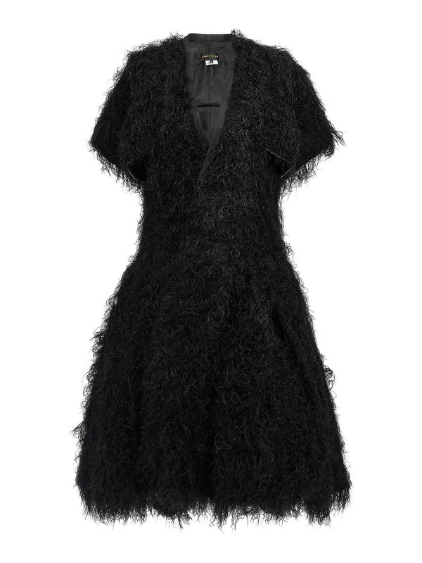 Comme Des Garcons Robe Au Genou - Noir