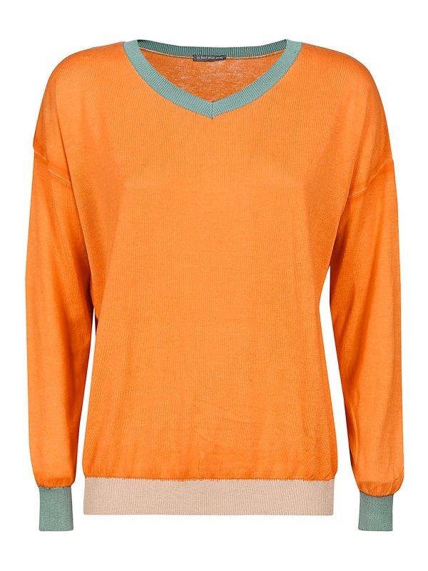 In Bed With You Pull À Col V - Orange