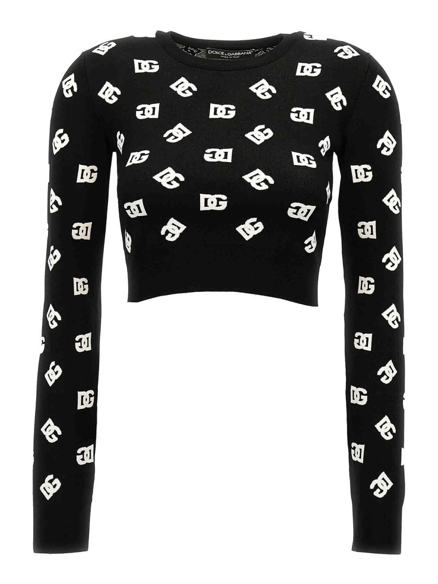 Dolce & Gabbana Pull Col Rond - Blanc