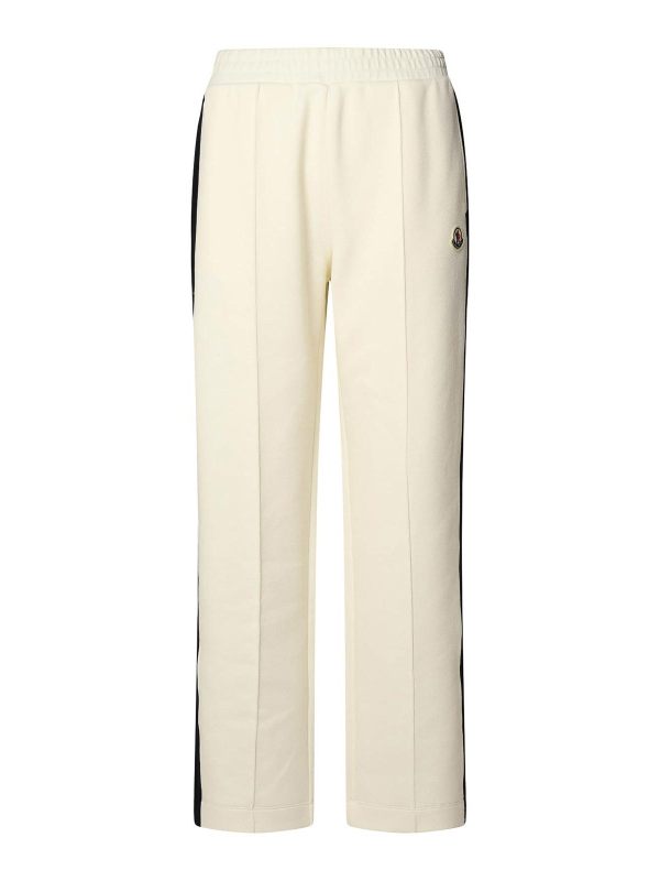 Moncler Pantalons Décontractés - Crème