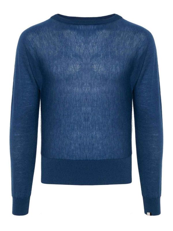 Extreme Cashmere Pull Col Rond - Bleu