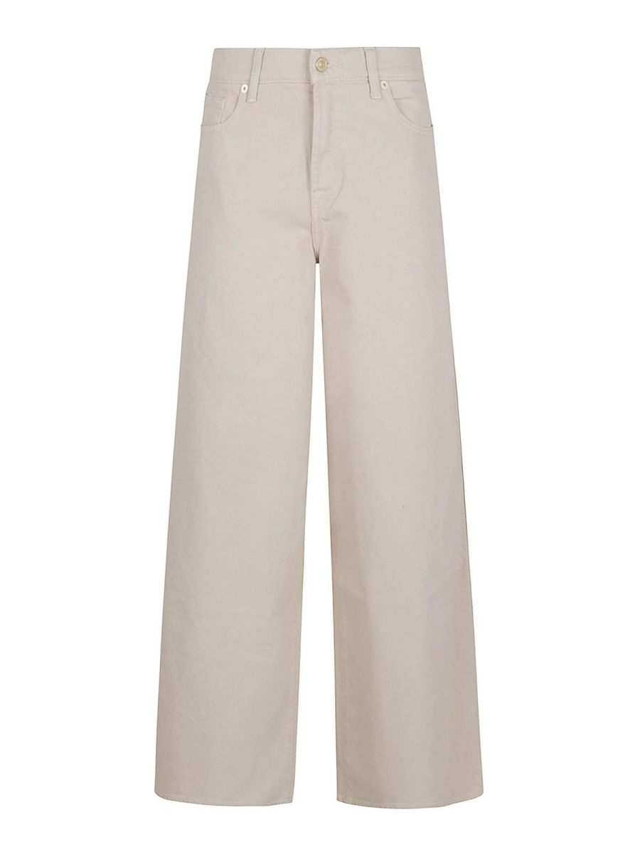 7 For All Mankind Jean Bootcut - Crème