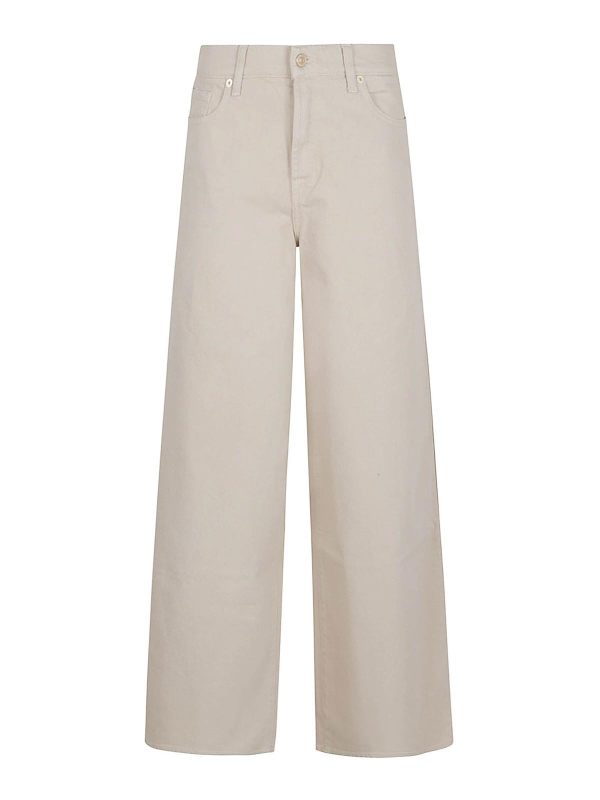 7 For All Mankind Jean Bootcut - Crème