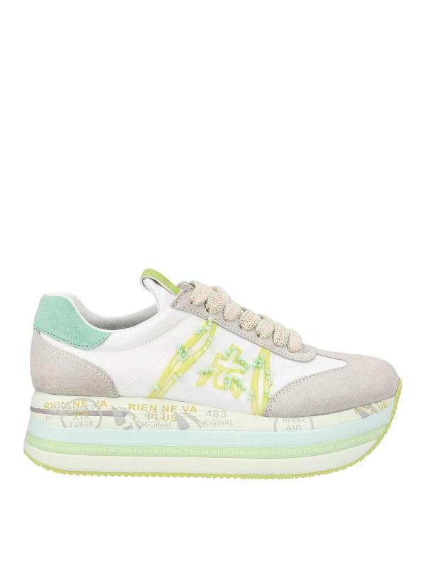 Premiata Baskets - Blanc