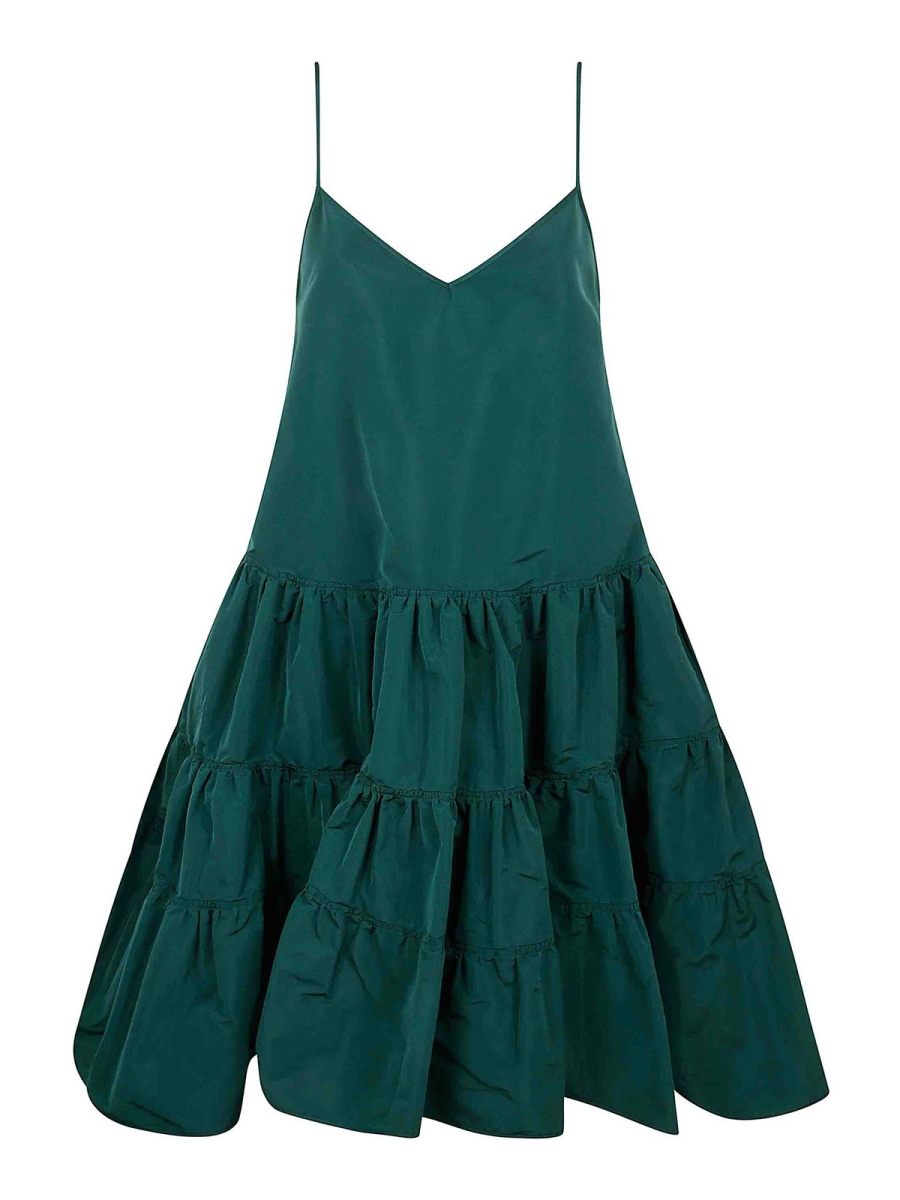 N°21 Robe Au Genou - Vert