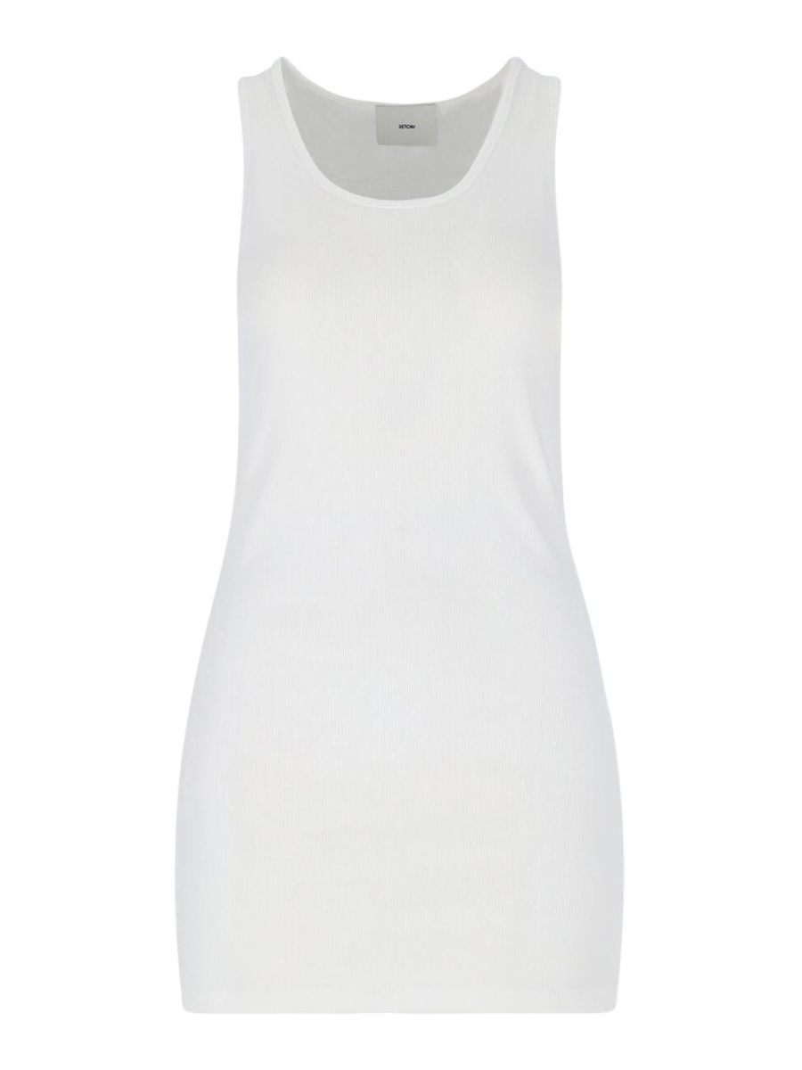 Setchu Robe Courte - Blanc