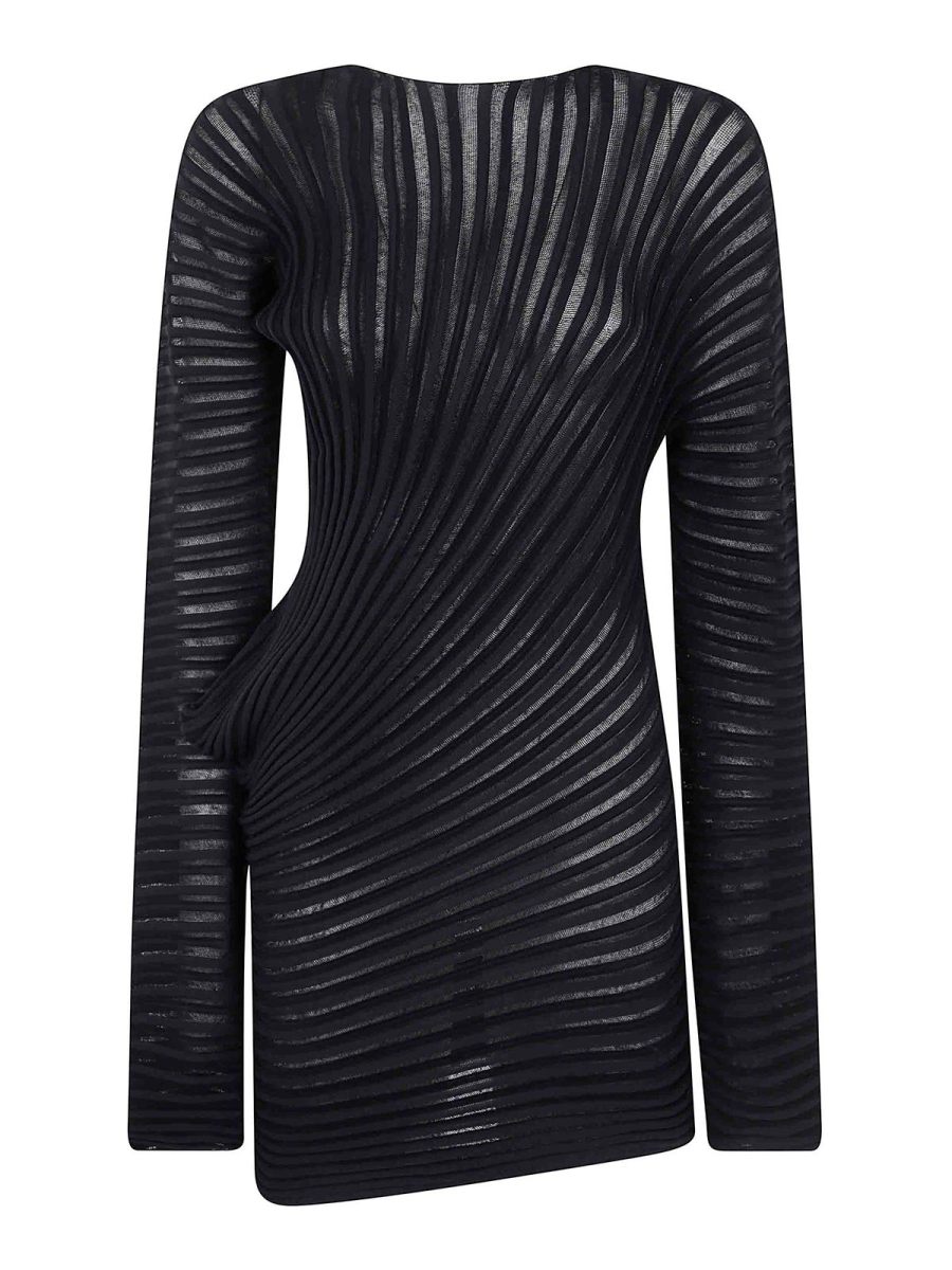 Pleats Please Issey Miyake Top - Noir