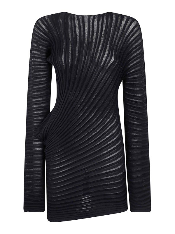 Pleats Please Issey Miyake Top - Noir