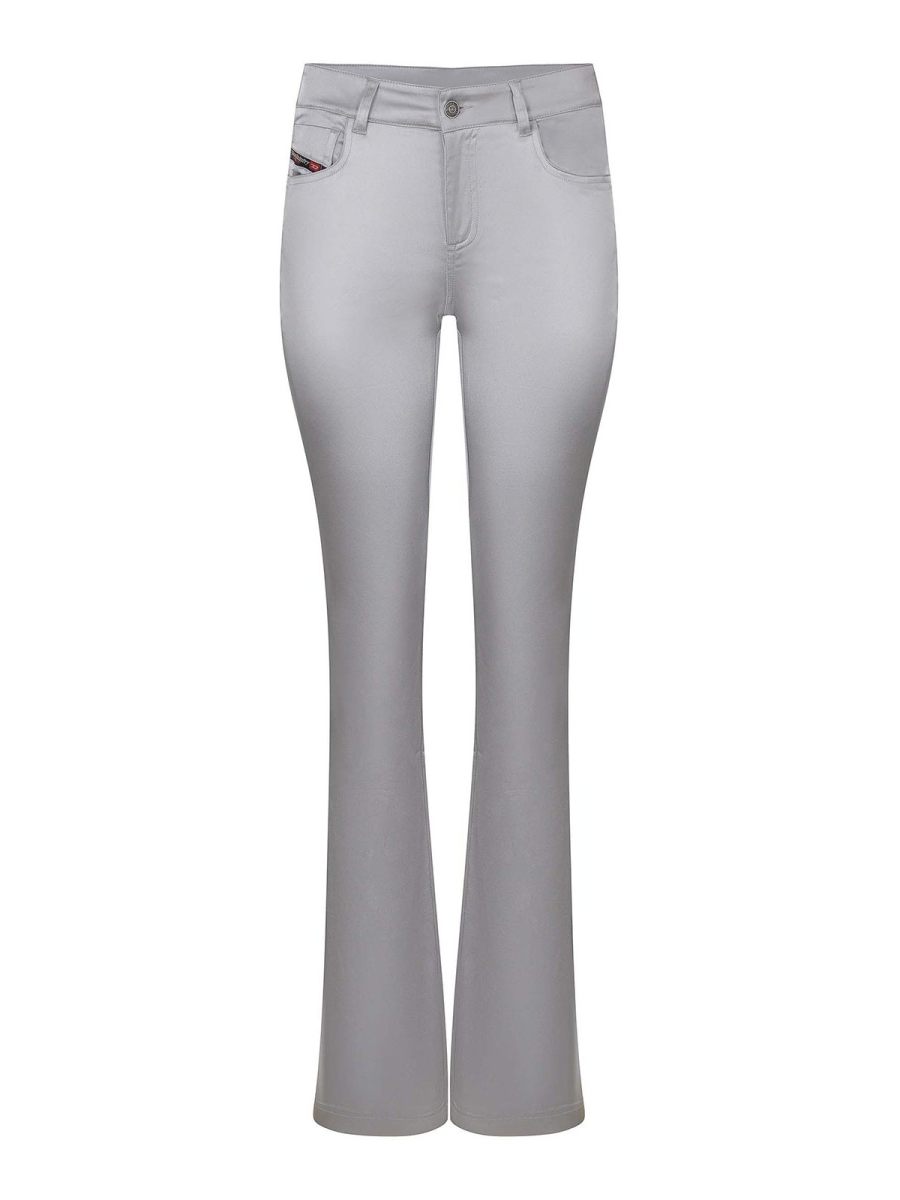 Diesel Pantalons Décontractés - Gris Clair