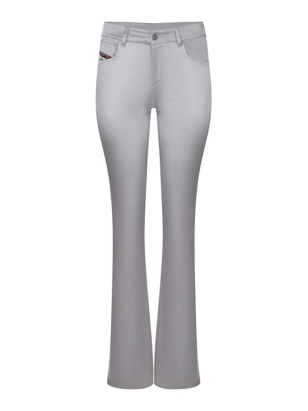 Diesel Pantalons Décontractés - Gris Clair
