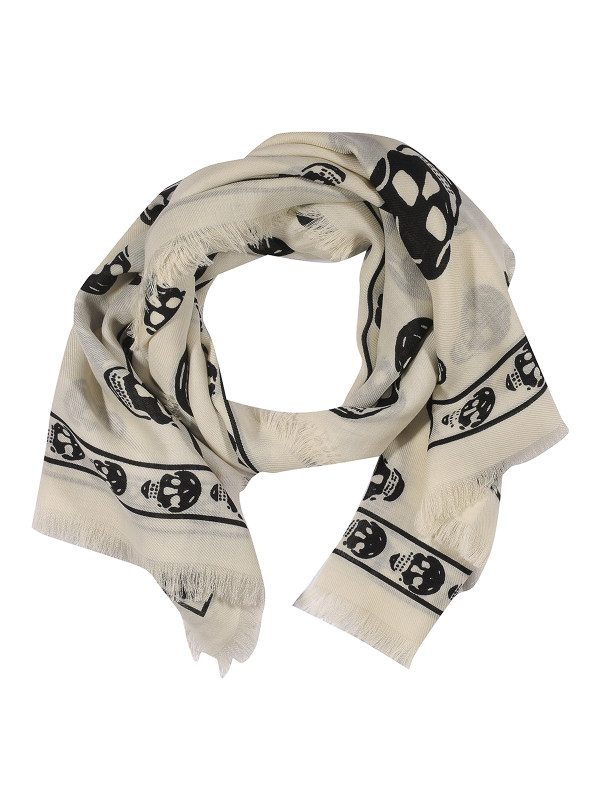 Alexander Mcqueen Écharpe - Blanc