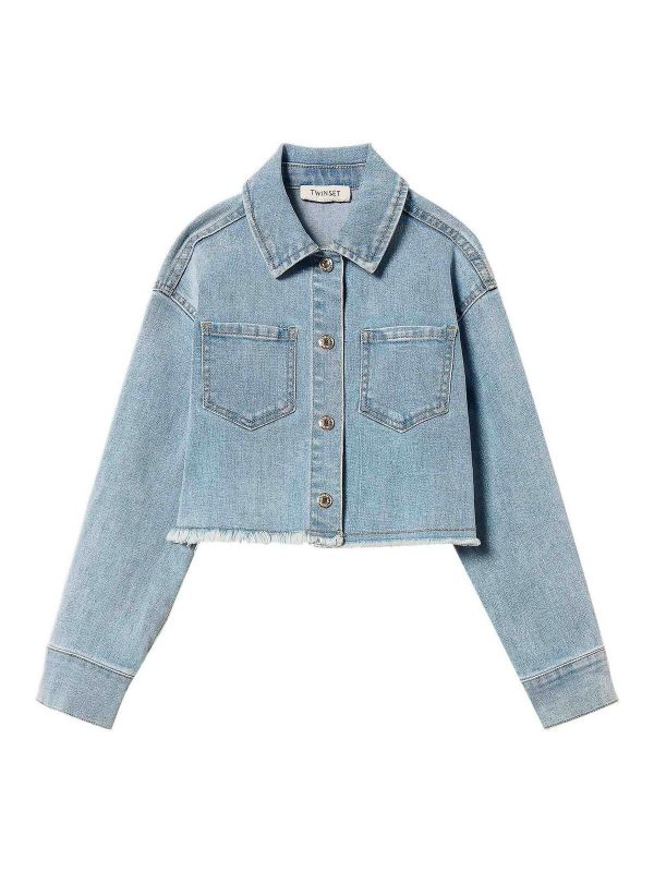 Twinset Veste Casual - Clair Délavé