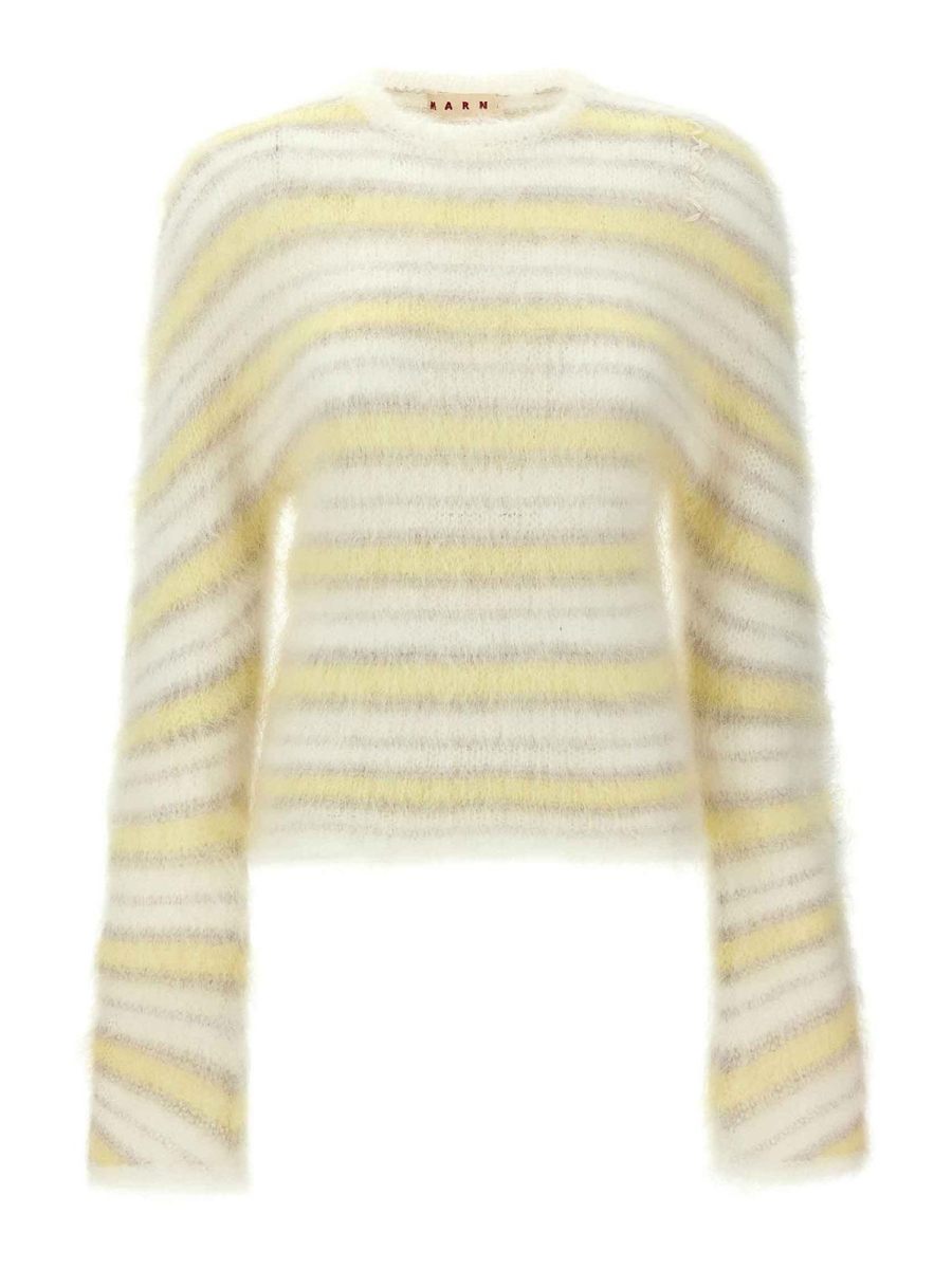 Marni Pull Col Rond - Multicolore
