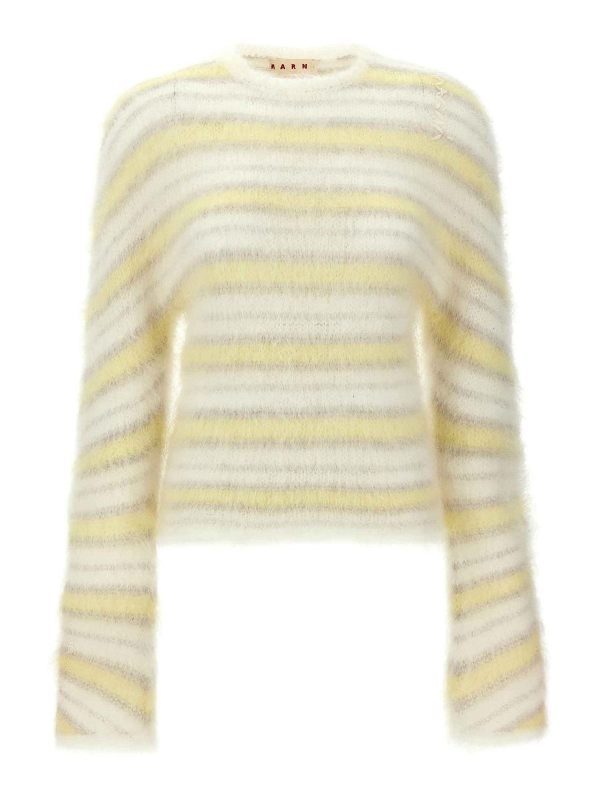 Marni Pull Col Rond - Multicolore