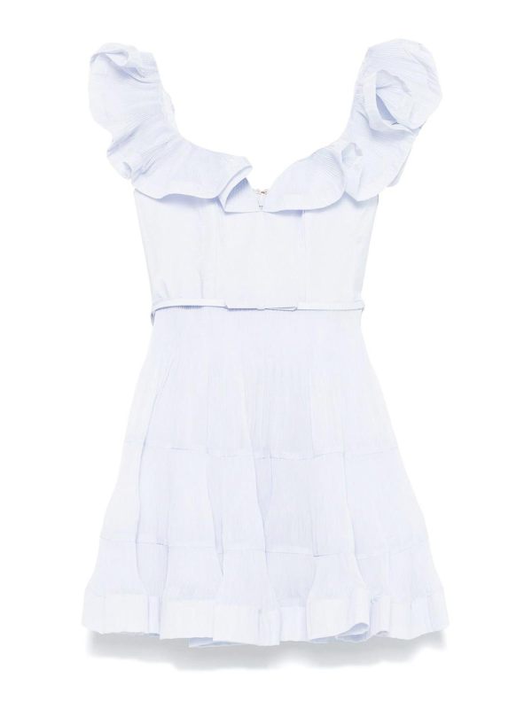 Zimmermann Robe Courte - Bleu