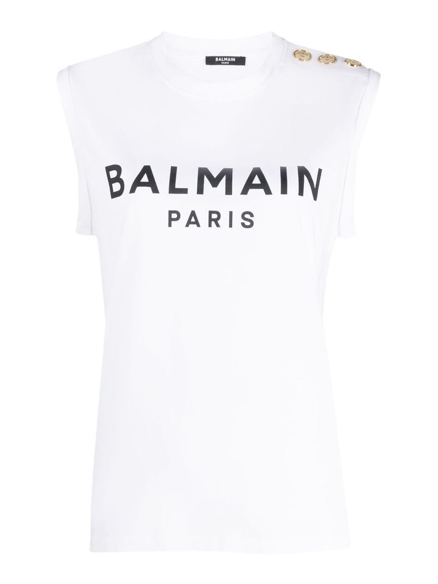 Balmain Top - Blanc