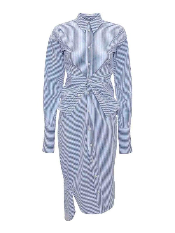 J. W. Anderson Robe Au Genou - Bleu