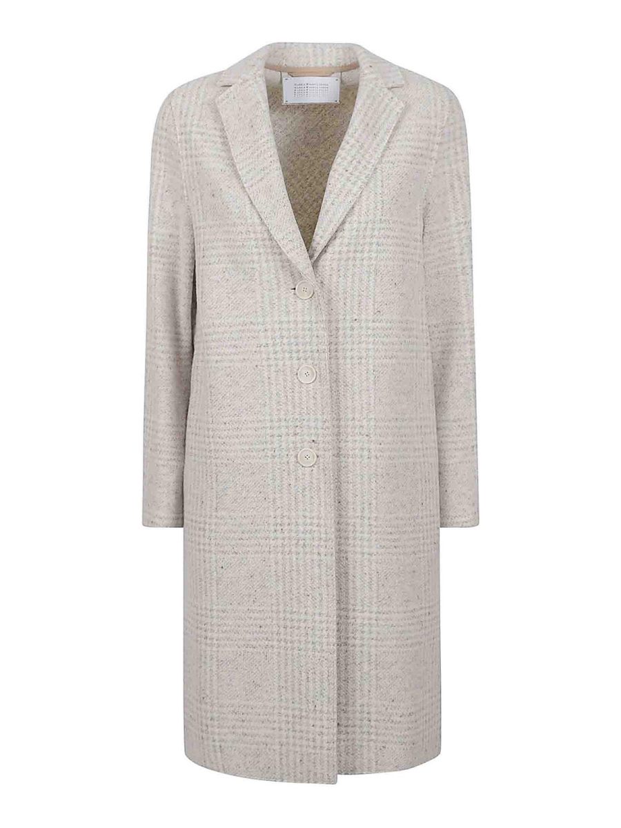 Harris Wharf London Manteau Au Genou - Gris