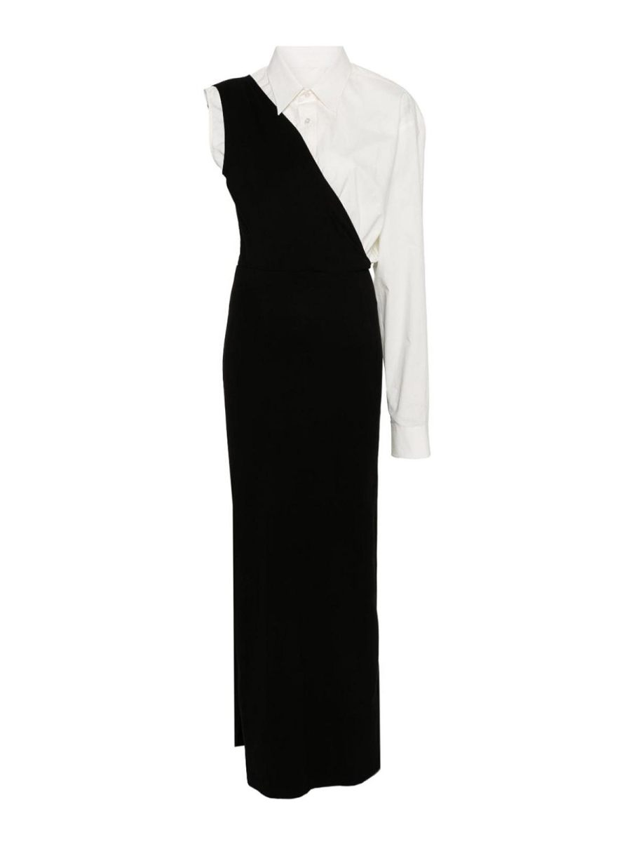 MM6 Maison Margiela Robe Au Genou - Blanc
