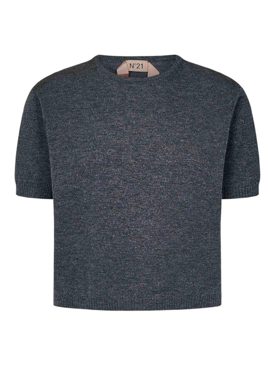 N°21 Pull Col Rond - Gris