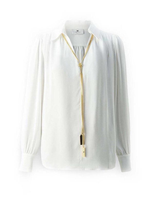 Elisabetta Franchi Chemise - Blanc