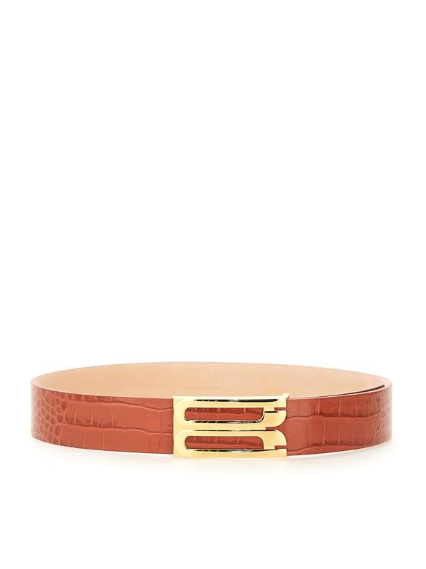 Victoria Beckham Ceinture - Marron Clair