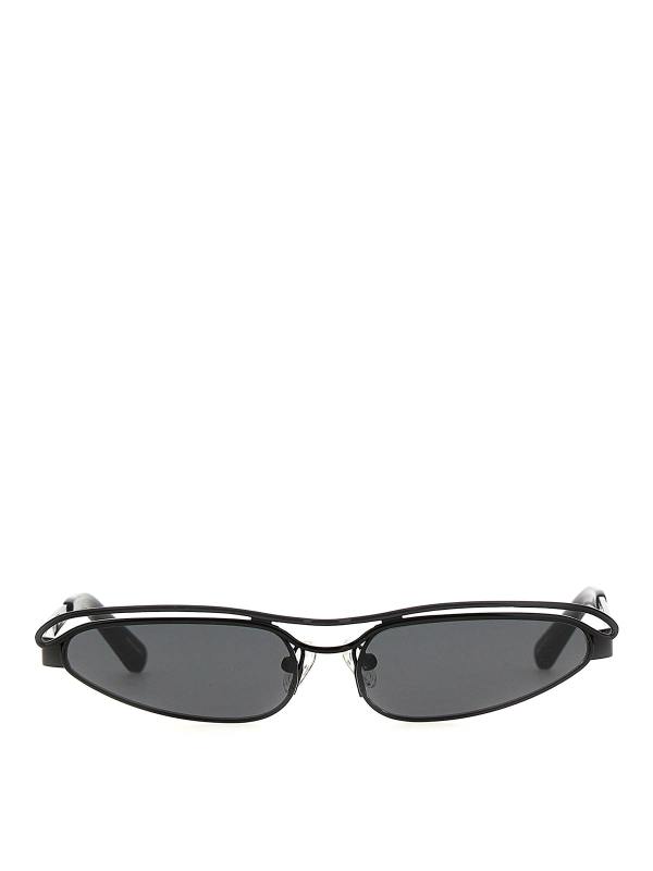 The Attico Lunettes De Soleil - Noir