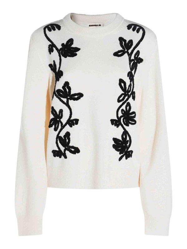 Jil Sander Pull Col Rond - Noir