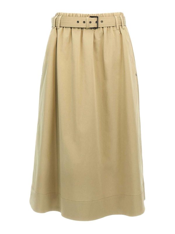 Brunello Cucinelli Jupe Midi - Vert