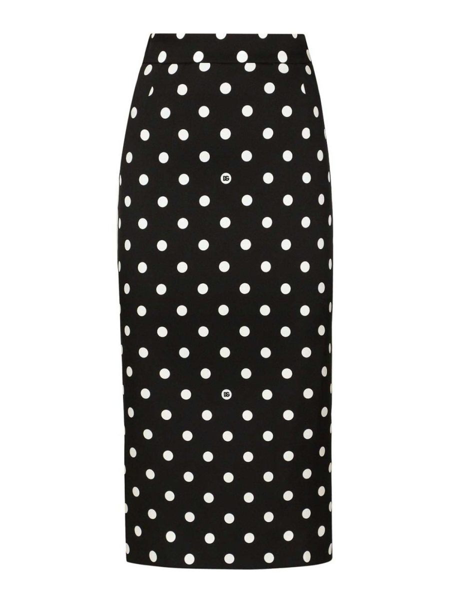 Dolce & Gabbana Jupe Midi - Noir