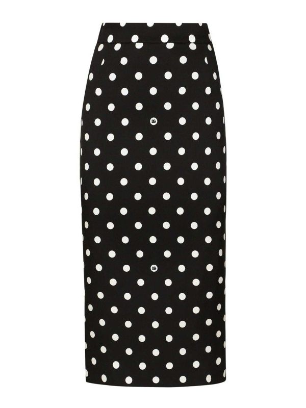 Dolce & Gabbana Jupe Midi - Noir