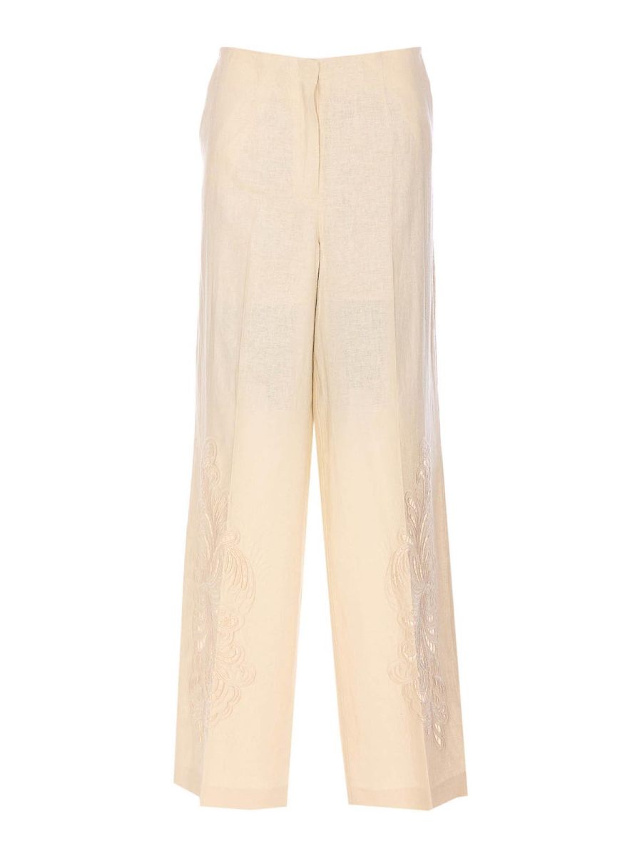 Twinset Pantalons Décontractés - Blanc