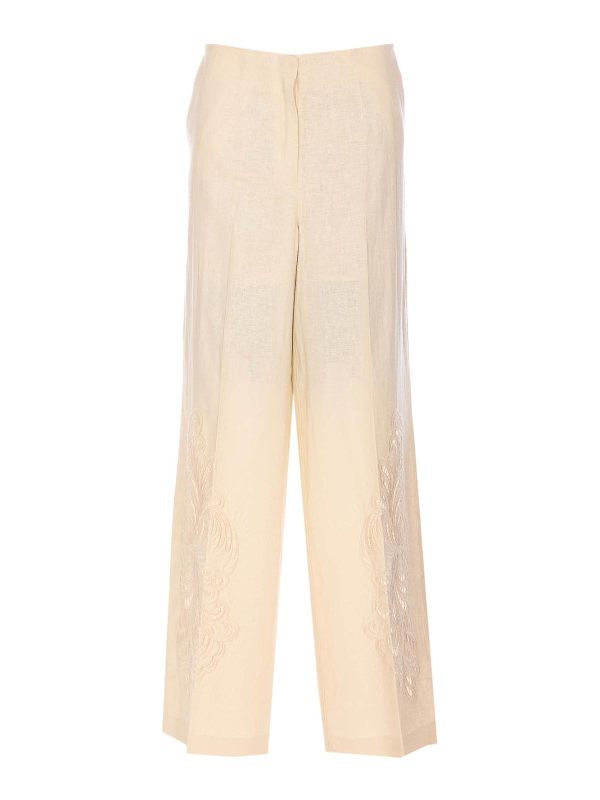 Twinset Pantalons Décontractés - Blanc
