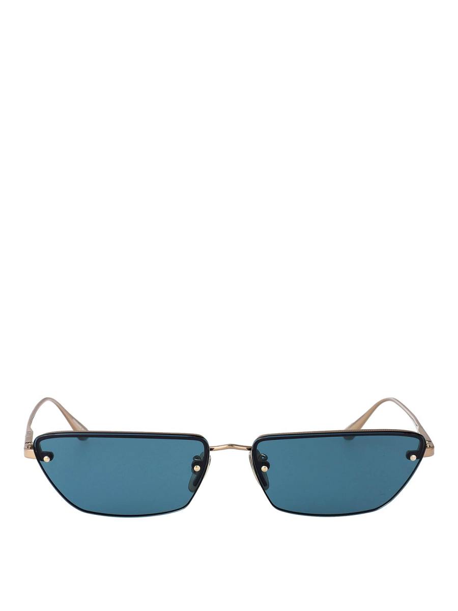 Linda Farrow Lunettes De Soleil - Or