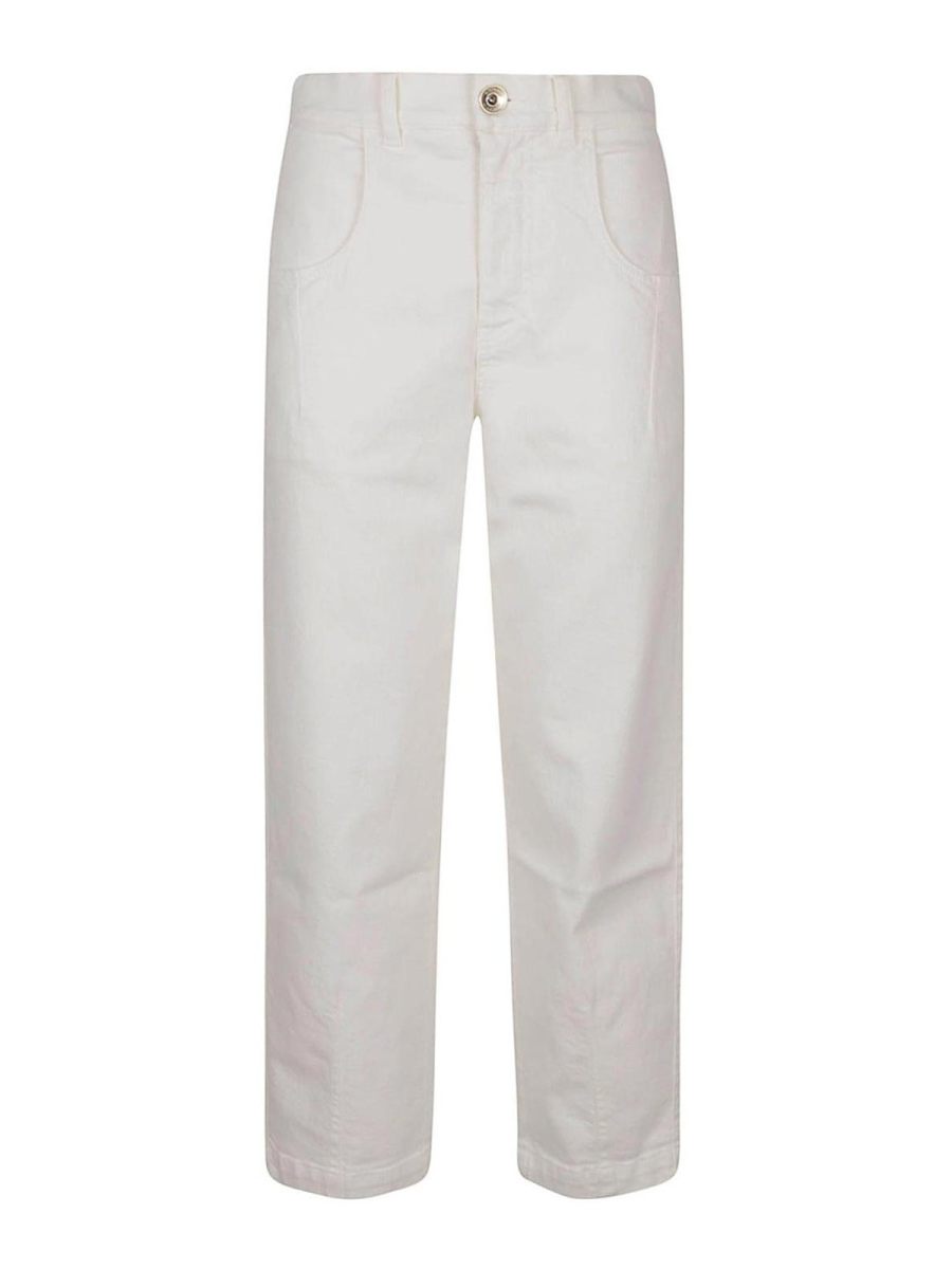 Eleventy Pantalons Décontractés - Blanc