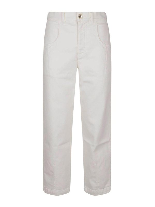 Eleventy Pantalons Décontractés - Blanc