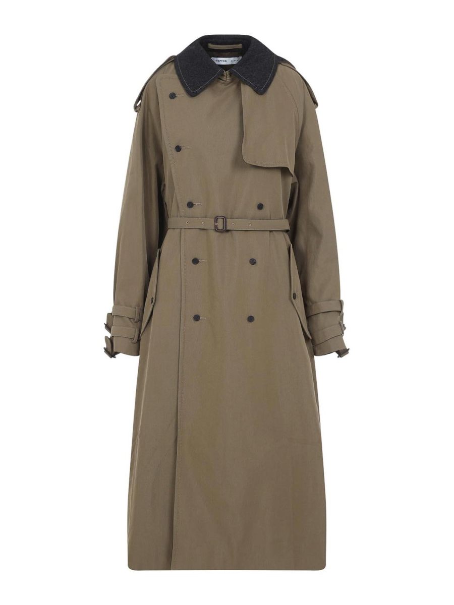 Carven Trench-Coat - Marron