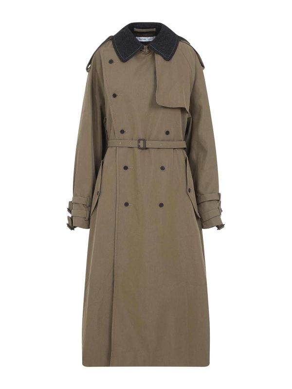 Carven Trench-Coat - Marron