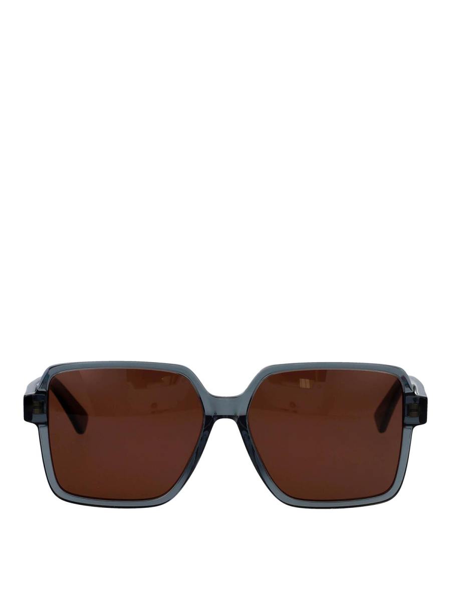Bottega Veneta Lunettes De Soleil - Gris