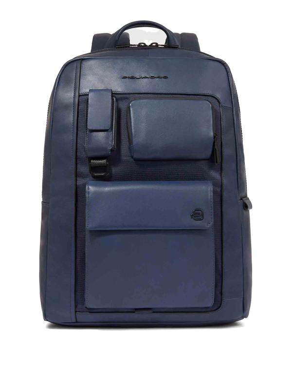 Piquadro Sac À Dos - Bleu