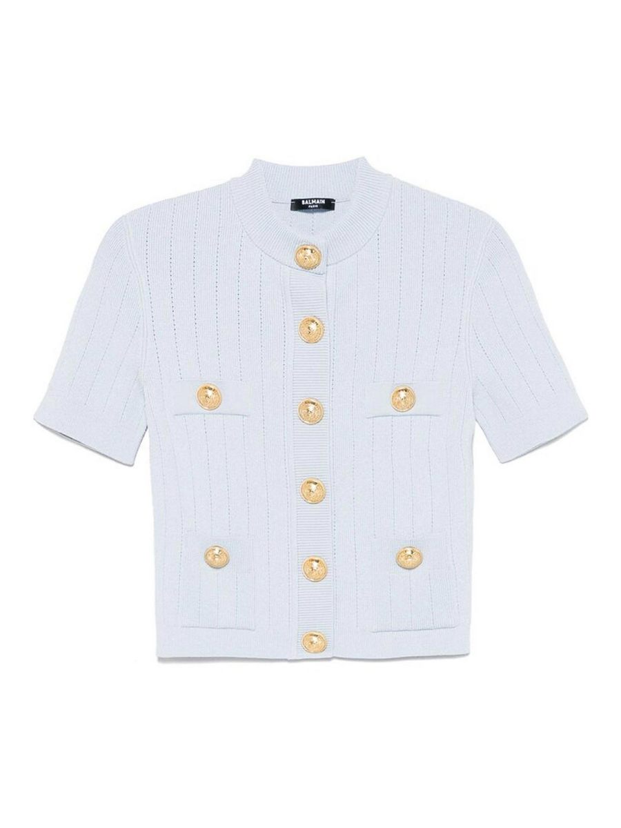 Balmain Cardigan - Beige Clair